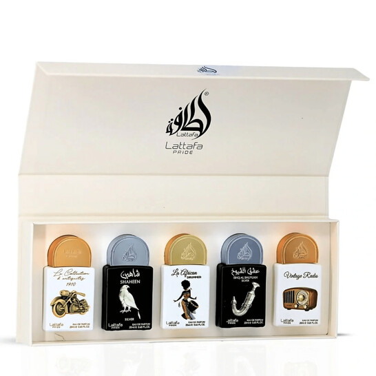 Lattafa Pride Mini Gift Set 100ml Total (Vintage Radio Edition) Unisex Fragrance Set