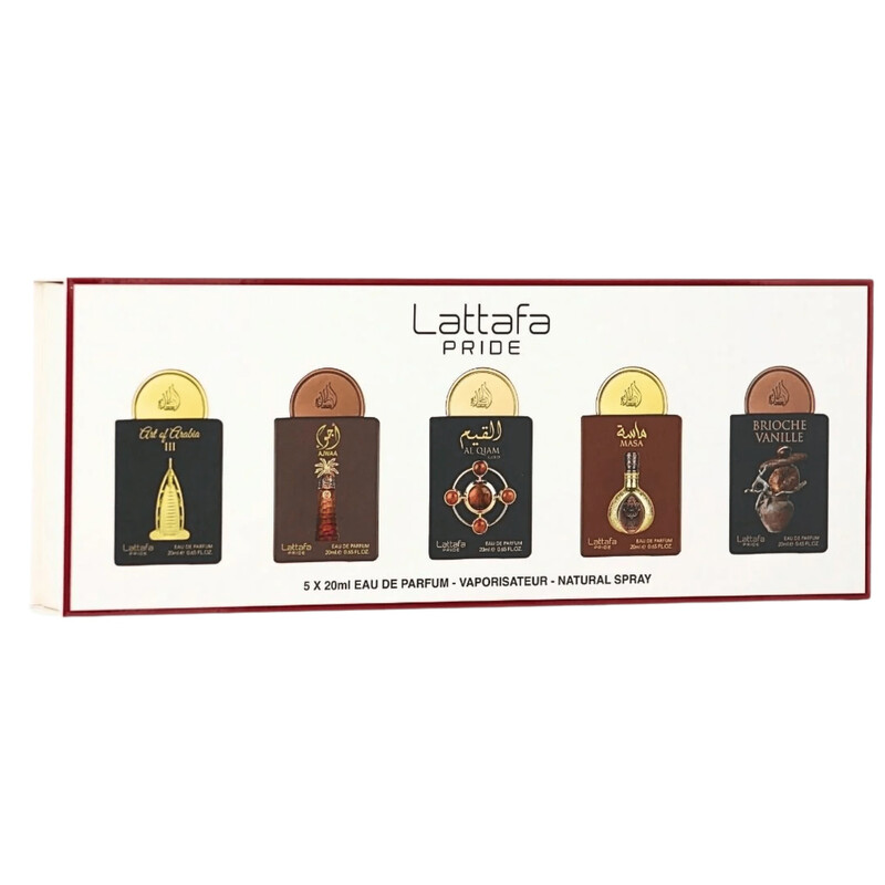 Lattafa Pride 5 x 20ml Gift Set (Art of Arabia III Edition) 100ml (3.38 oz) Unisex Fragrance Set
