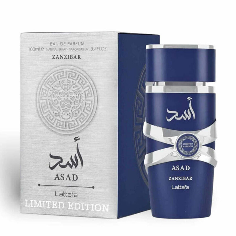 Lattafa Asad Zanzibar Limited Edition Eau de Parfum Spray 100ml (3.4 oz) Men's Perfume