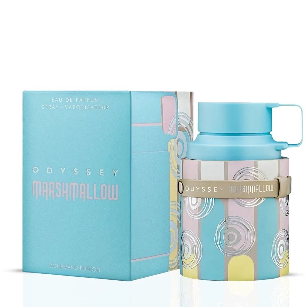 Armaf Odyssey Marshmallow Eau de Parfum for Unisex - Coconut, Vanilla & Praline Gourmand - 3.4 oz (100ml)