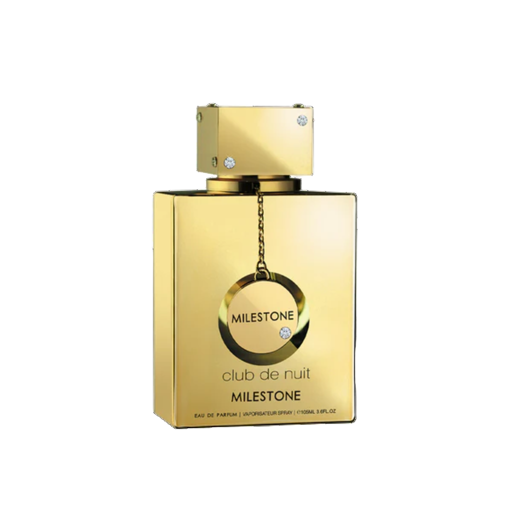 Armaf Club De Nuit Milestone Paraben-Free EDP Spray On, Aromatic Unisex Aquatic Woody Fragrance with Bergamot, Vetiver, 3.4 oz (100ml) Daily Use Fragrance
