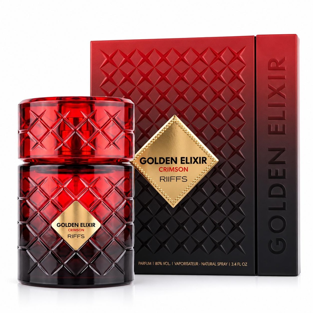 Riiffs Golden Elixir Crimson Extrait De Parfum 100ML – Unisex