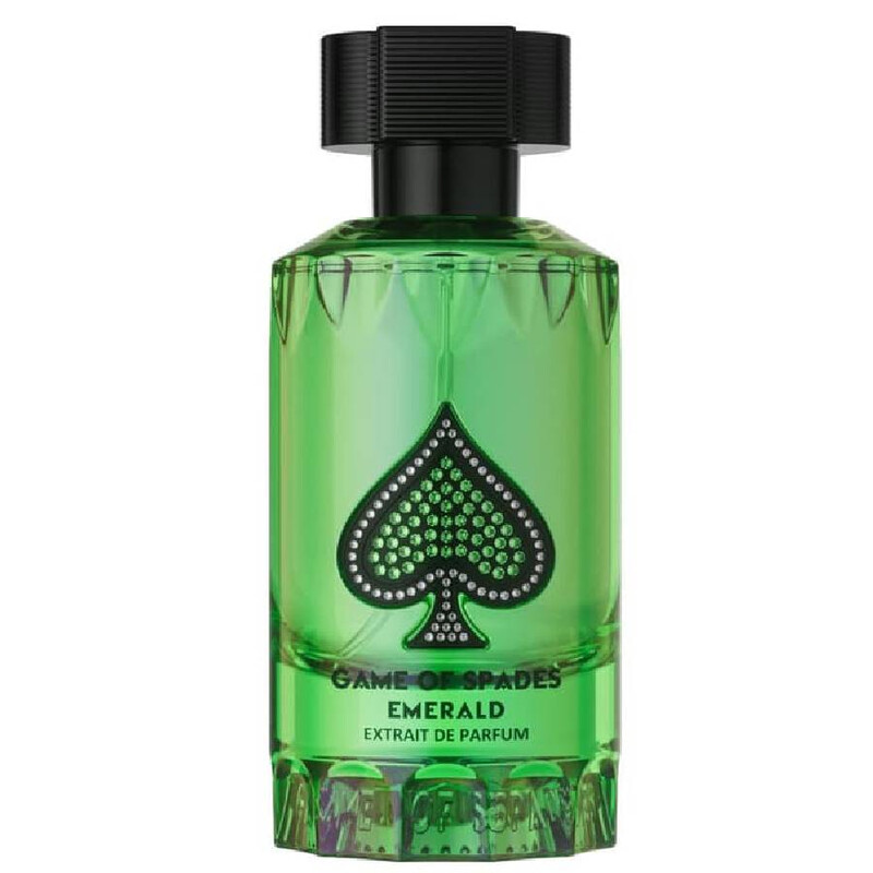 Jo Milano Game of Spades Emerald Unisex Eau de Parfum - 3.0 oz (90ml) Single Bottle, Citrus Aromatic & Citrus Floral Scent with Bergamot, Grapefruit, Neroli & Bergamot Ginger