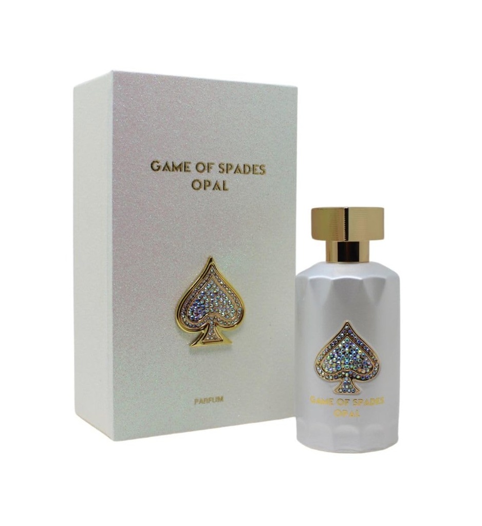 Unisex Beauty Jo Milano Game of Spades Opal Eau de Parfum - Citrus Unisex Fragrance with Bergamot, Rose, Jasmine, Sandalwood - 3.4 oz (100ml)