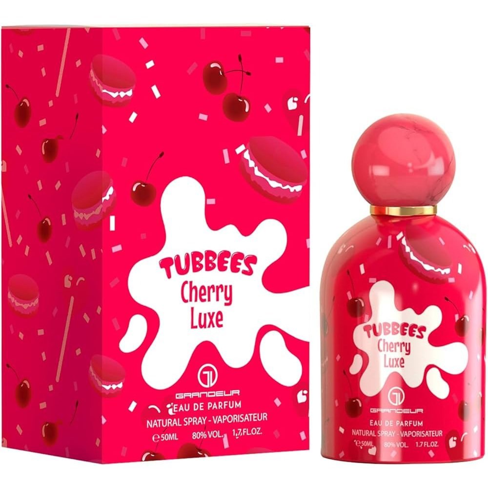 Tubbees Cherry Luxe Eau de Parfum Unisex - Cherry, Jasmine, Sandalwood & Vanilla