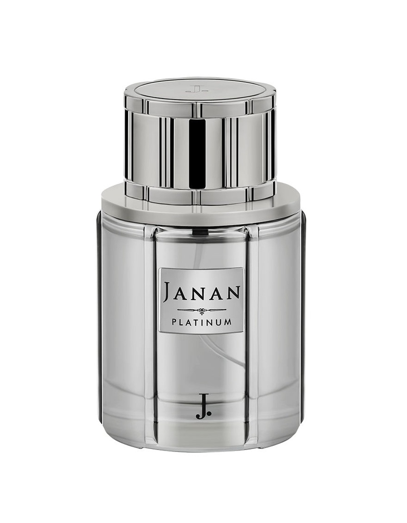 J. Junaid Jamshed Janan Platinum Eau de Parfum for Men - Bergamot, Ginger, Incense & Musk - 3.4 oz (100ml)