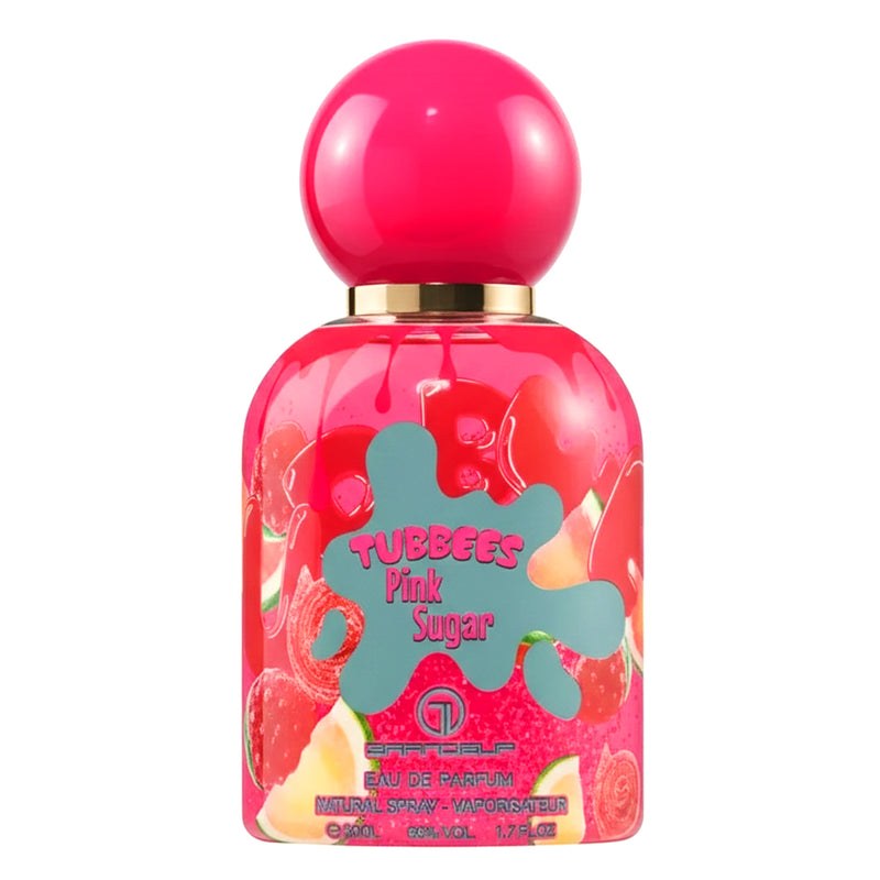 Grandeur Tubbees Pink Sugar Eau de Parfum - 1.7 Oz (50ml) Long-Lasting Liquid Unisex Fragrance, Unisex Beauty Product