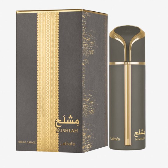 Lattafa Mishlah Eau de Parfum for Unisex - Bergamot, Lavender, Cedarwood, Amber - 3.4 oz (100ml)