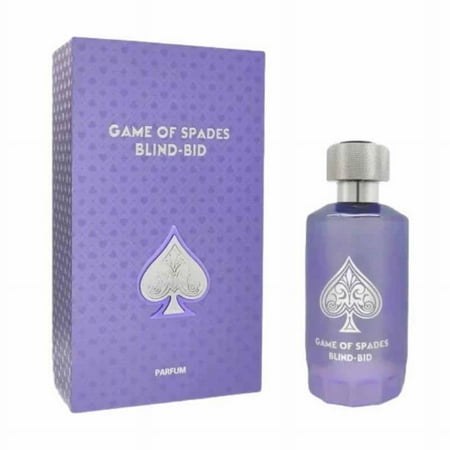 Jo Milano Game of Spades Blind Bid Eau de Parfum Unisex - Litchi, Turkish Rose, Oud & Vanilla - 3.4 oz (100ml)