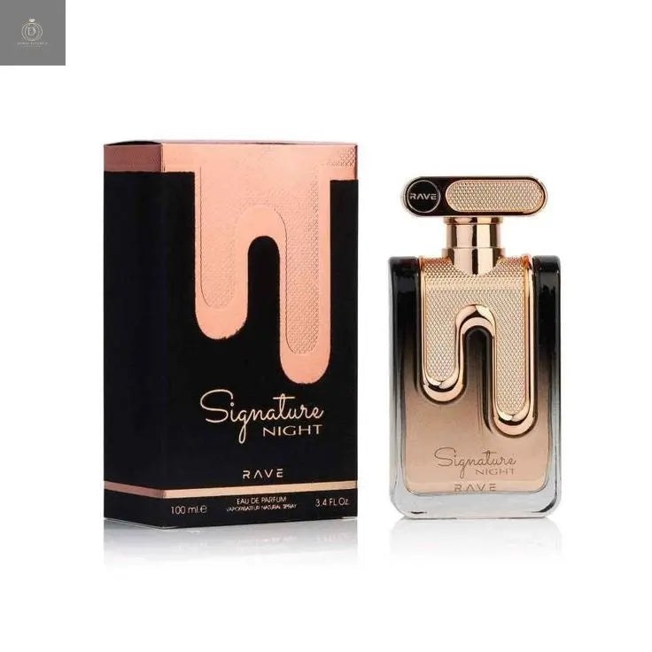Lattafa Rave Signature Night Eau de Parfum - 100ml Liquid Unisex Fragrance Spray, Single Bottle for Skin Application (Beauty & Personal Care)