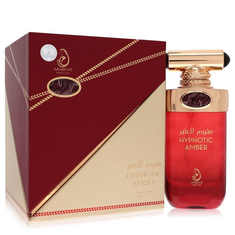 Arabiyat Prestige Hypnotic Amber Eau de Parfum Unisex Woody Oriental Fragrance with Amber & Resin 3.4 oz (100ml)