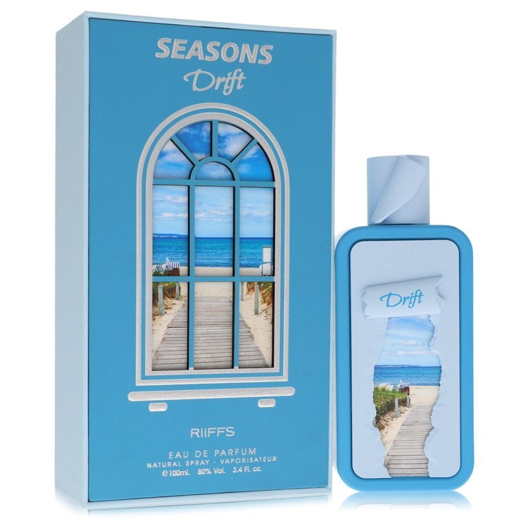 Riiffs Seasons Drift Eau de Parfum for Unisex - Woody Aromatic, Citrus & Cedar - 3.4 oz (100ml)