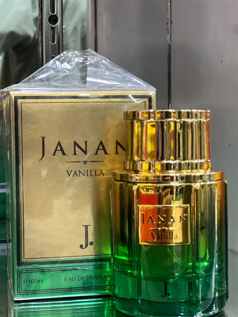 J. Junaid Jamshed Janan Vanilla Eau De Parfum Unisex Fragrance - Vanilla, Patchouli & Suede - 3.4 oz (100ml)