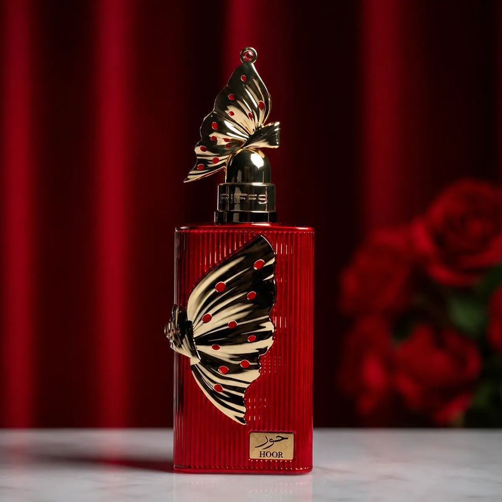 Riiffs Hoor Alcohol-Free Extrait De Parfum Bottled Spray - 3.4 oz (100ml) Long Lasting Perfumes for Women, Sweet Blend with Raspberry, Suede, Orange Blossom, Tonka Bean, Ginger, Amber, Vanilla, Spray Apply Women's Fragrance