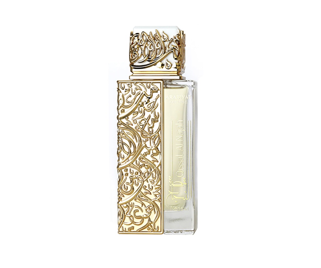 Arabiyat Prestige Qissat Al Najah Nedawi Eau de Parfum, Unisex Beauty Liquid Unisex Fragrance with Passion Fruit, Oud, Rose Notes, 3.4 oz (100ml)