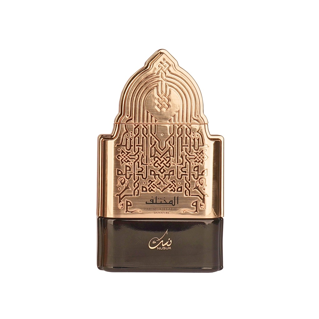 Nusuk Al Mukhtalif Signature Extrait De Parfum 100ML - Men's Long-Lasting Fragrance with Bergamot, Neroli, Rose, Oud, Amber, Sandalwood, Vanilla, Musk, Rose Amber Men's Fragrance