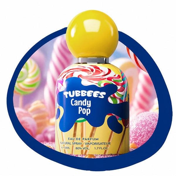 Grandeur Tubbees Candy Pop Eau De Parfum 50ML - Women's Liquid Fragrance, Unisex Wear with Sweet Gourmand Scent, Red Fruits, Bergamot, Orange Blossom, Jasmine, Caramel, Vanilla, Liquid Women's Fragrance