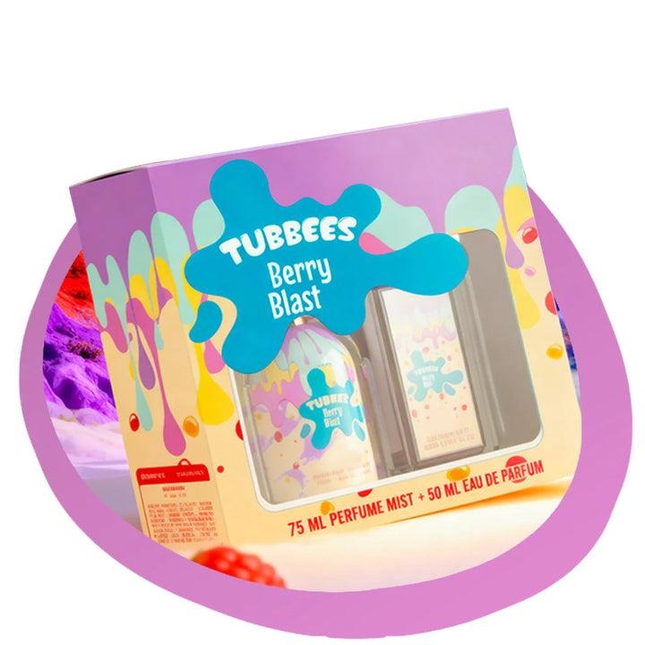 Unisex Wear Grandeur Tubbees Berry Blast 2-Piece Gift Box Set - 50ML EDP, 75ML Fragrance Mist, Juicy Berry Scent, Creamy Sweet & Warm Notes, 125ml Total Liquid Beauty Fragrance Set