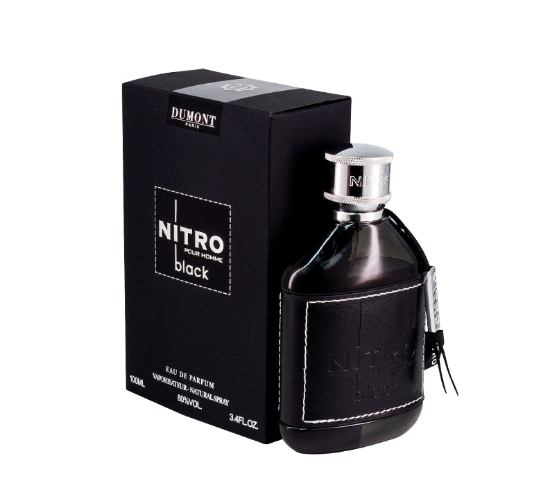Dumont Nitro Black Eau de Parfum Spray 100ml (3.4 oz) Men's Perfume