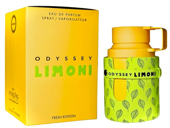 Armaf Odyssey Limoni Fresh Eau de Parfum for Unisex - Citrus, Bergamot & Amber - 3.4 oz (100ml)