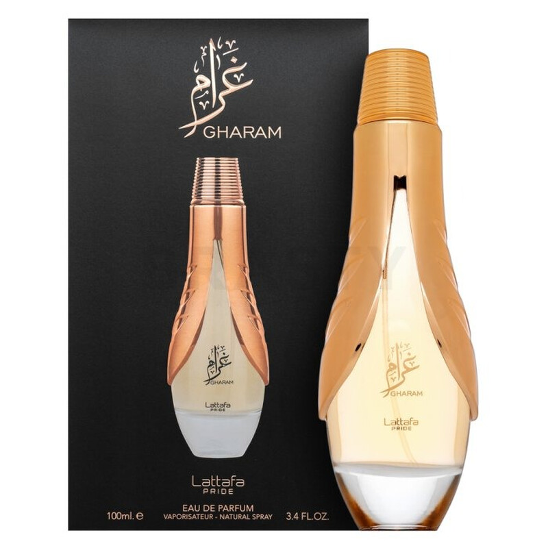 Lattafa Pride Gharam Eau de Parfum for Unisex - Floral Fruity, Pear, Jasmine & Amber, 3.4 oz (100ml)