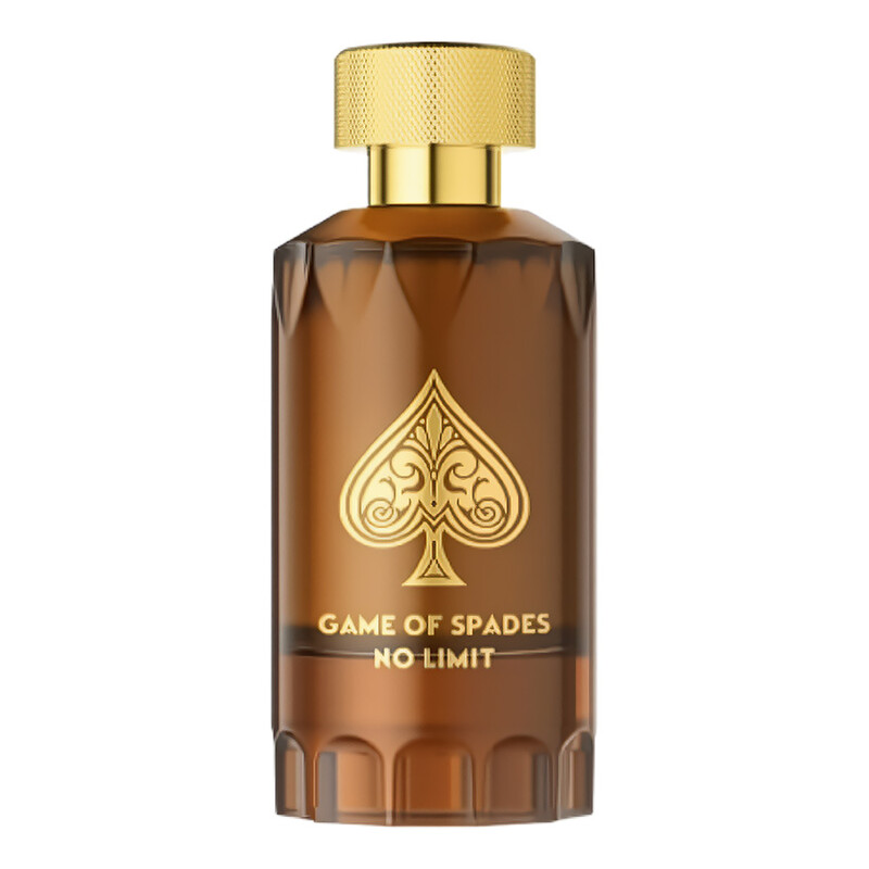 Jo Milano Game of Spades No Limit Unisex Eau de Parfum - 3.4 oz (100ml) Liquid Unisex Fragrance, Woody Aromatic Gourmand Scent with Coffee, Oud, Tonka Bean