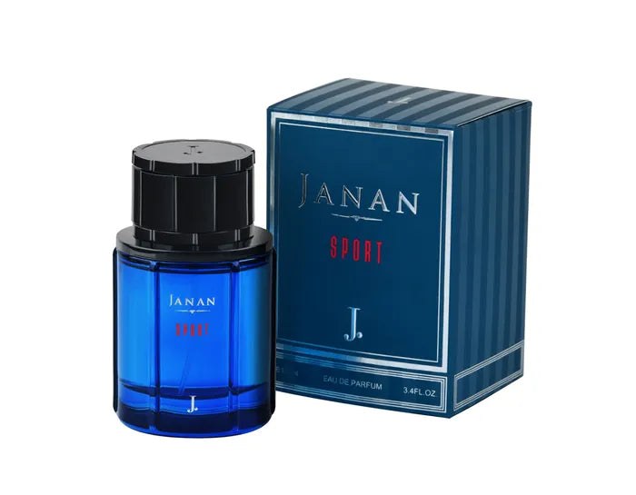 Janan Sport by J. Junaid Jamshed Eau De Parfum (EDP) 100ML Men's Fragrances - Citrus-Woody Male Wear Liquid with Bergamot, Pineapple, Pink Pepper, Marine Notes, Cedarwood, Ambergris, Tonka Bean, Musk, Long-Lasting, Hazardous Goods