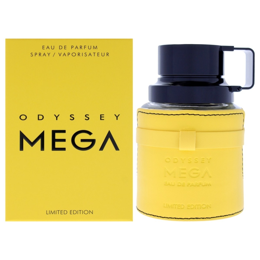 Men's Armaf Odyssey Mega Limited Edition Eau de Parfum - Citrus, Woody, Musk Notes, 2.02 fl oz (60ml) EDP Liquid Colognes, Spray Men's Fragrance