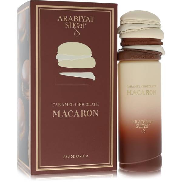 Arabiyat Caramel Chocolate Macaron Eau De Parfum (EDP) Spray - Regular Edition 100ml Unisex Fragrance, Dessert-Like Sweet Gourmand Scent with Buttery Caramel, Chocolate, Vanilla, Musk Base, Everyday Wear | My Perfume LLC Single Bottle