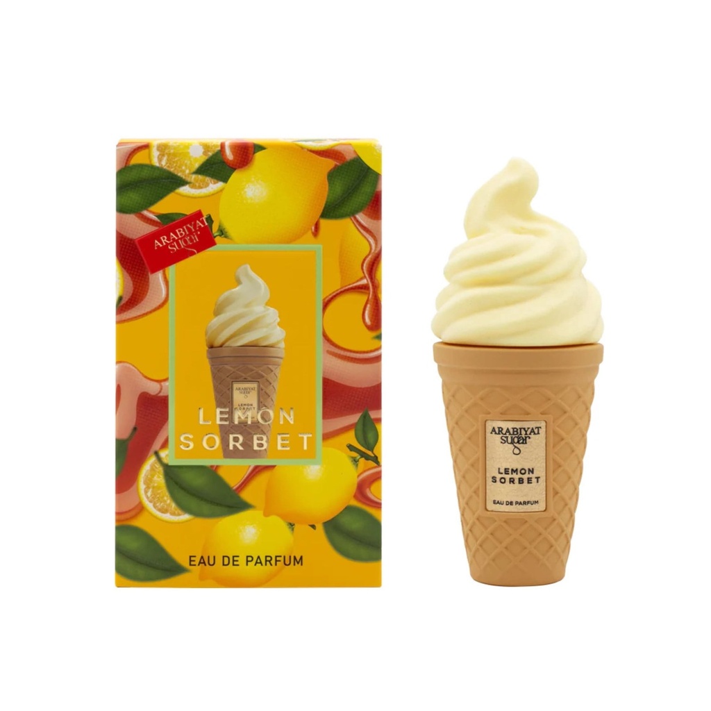 Arabiyat Prestige Sugar Lemon Sorbet Eau de Parfum Unisex - Lemon, Rum, Vanilla 3.4 oz (100ml)