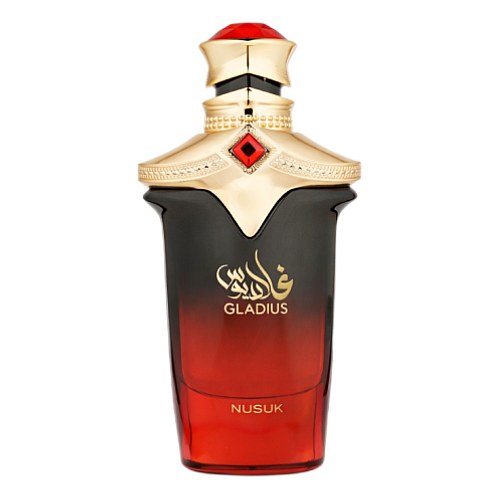Men's Nusuk Gladius Extrait de Parfum - 100ml Long-Lasting Luxury Arabian Woody Aromatic Fragrance, with Raspberry, Bergamot, Patchouli, Arabian Fragrance, Bold Scent, Spicy Notes, Bold Fragrance