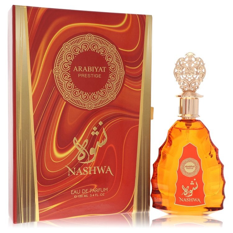 Arabiyat Prestige Nashwa Eau de Parfum Unisex Citrus Woody Fragrance - Grapefruit, Ginger & Amber - 3.4 oz (100ml)