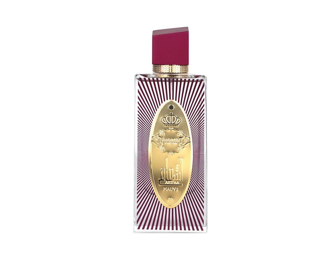 Arabiyat Prestige Asha'A Mauve Eau De Parfum 110ML Liquid Women's Fragrance - Notes: Blueberry, Raspberry, Rose, Neroli, Violet, Incense, Cashmere, Vanilla - Long-Lasting