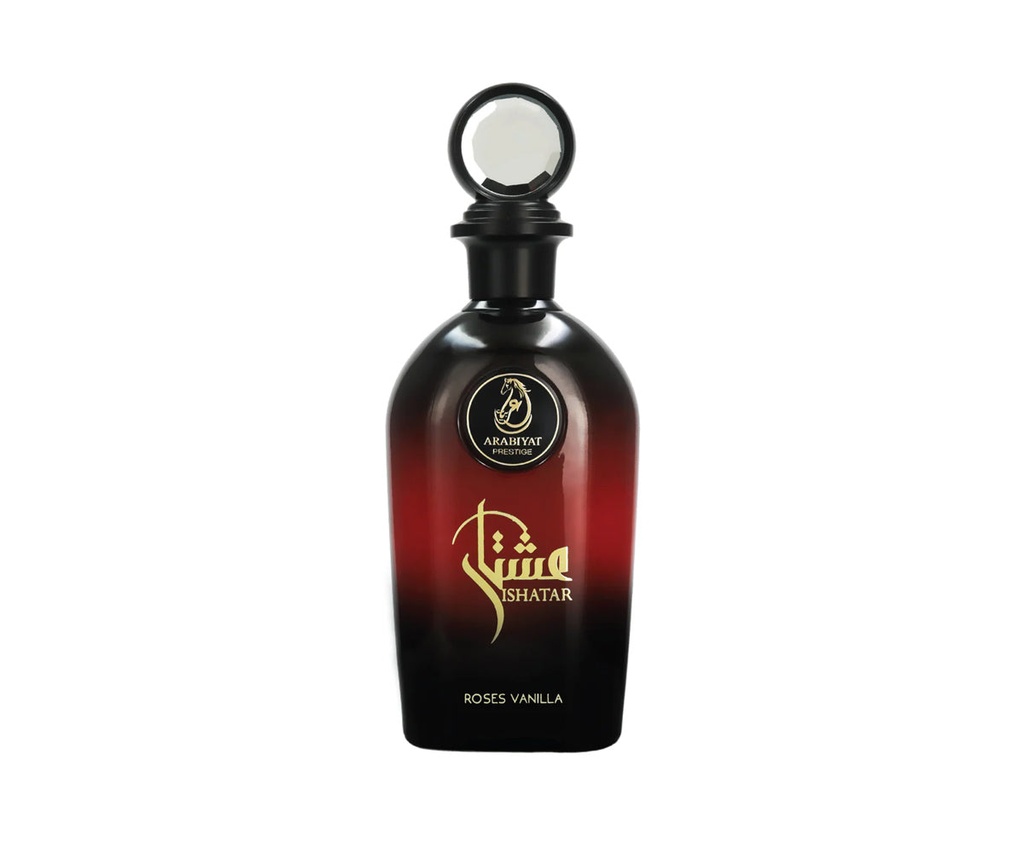 Arabiyat Prestige Ishatar Roses Vanilla Eau de Parfum Unisex Raspberry Violet Saffron 3.7 oz (110ml)