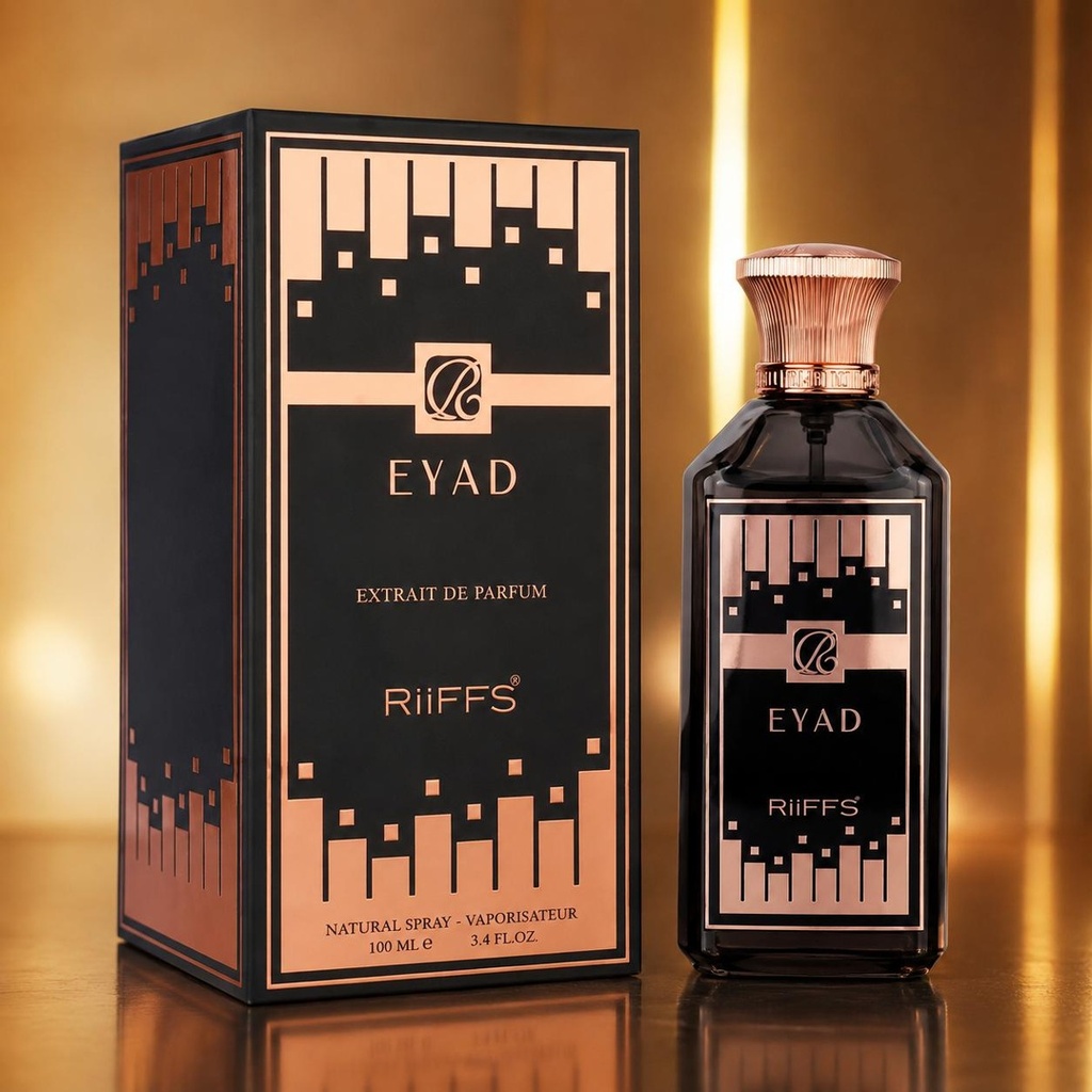 Riiffs Eyad Extrait de Parfum Unisex Aromatic Bergamot Iris Cedar 3.4 oz (100ml)