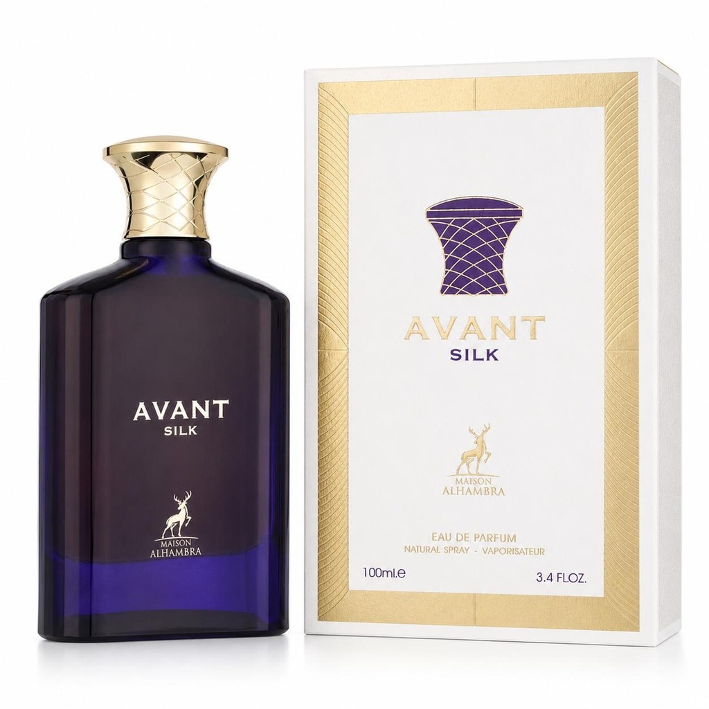 Maison Alhambra Avant Silk Liquid Unisex Fragrance Eau De Parfum 100ML - Citrus, Saffron, Myrrh, Tuberose, Orange Flower, Patchouli, Vanilla, Amber