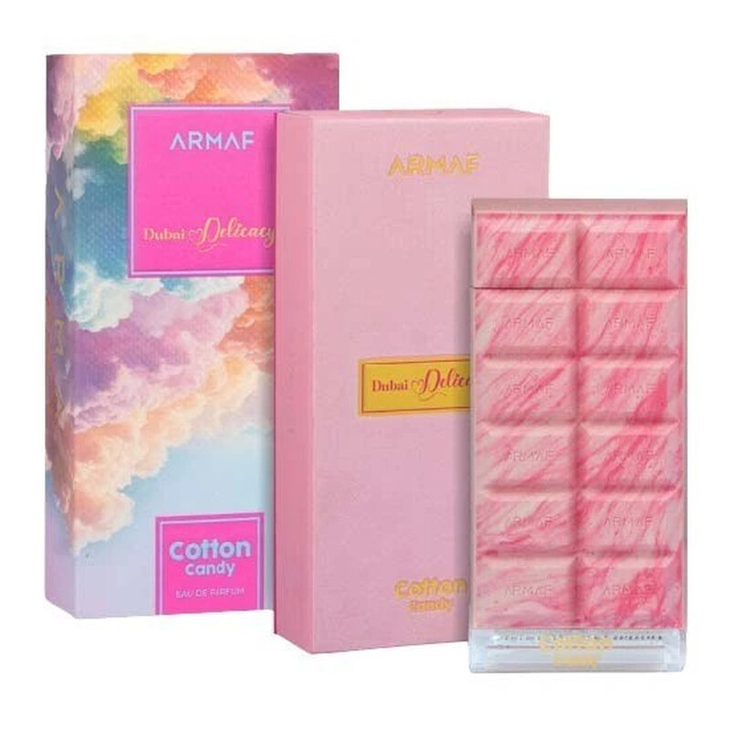 Armaf Delight Cotton Candy Eau de Parfum - Adult Unisex Liquid Fragrance, Unisex Beauty, Gourmand with Vanilla, Musk, Amber, Raspberry Rose, 2.37 oz (70ml)