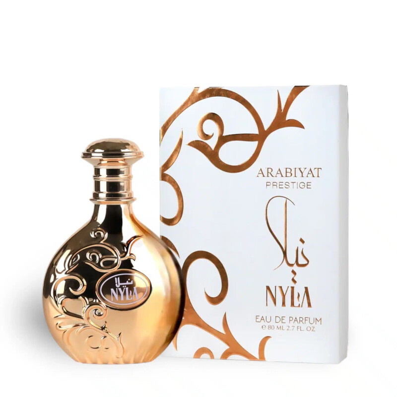 Arabiyat Prestige Nyla Eau de Parfum Unisex - Floral, Coconut, Peach, Musk 3.4 oz (100ml)
