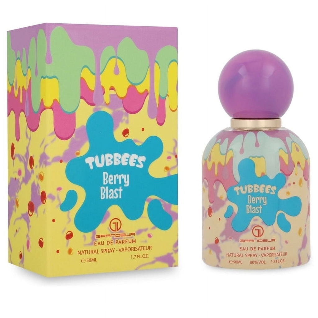Tubbees Berry Blast Eau de Parfum Unisex - Blackcurrant, Bergamot, Rose & Musk - 1.7 oz (50ml)