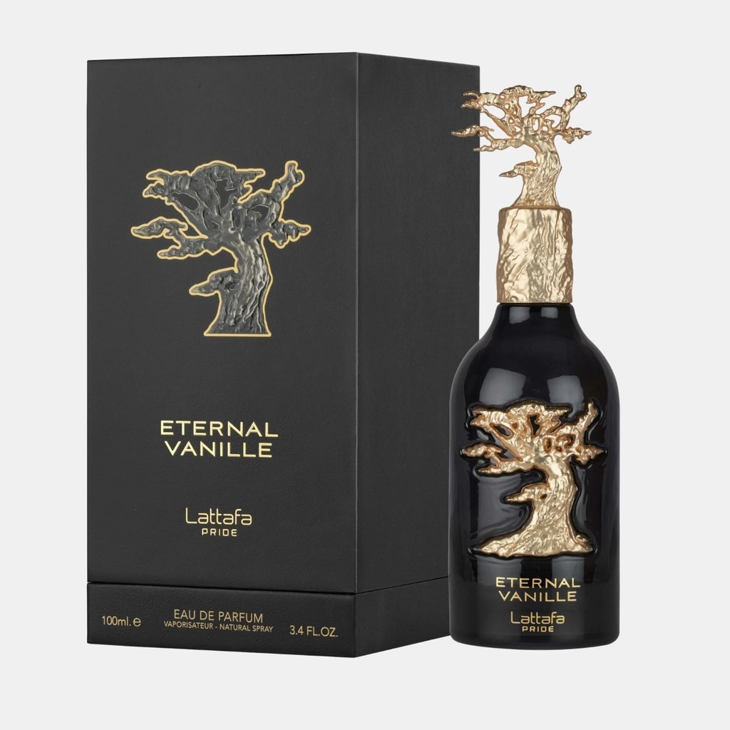 Lattafa Pride Eternal Vanille Eau de Parfum Unisex - Vanilla, Cacao, Gourmand - 3.4 oz (100ml)