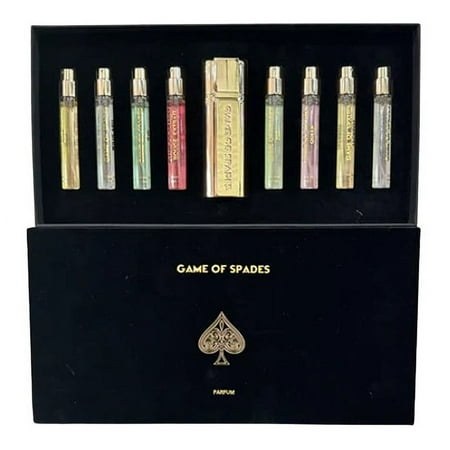 Jo Milano Paris Game of Spades 9-Piece Coffret Fragrance Set - Unisex Eau de Parfum, Liquid Unisex Fragrance with Woody, Floral, Fruity & Amber Notes
