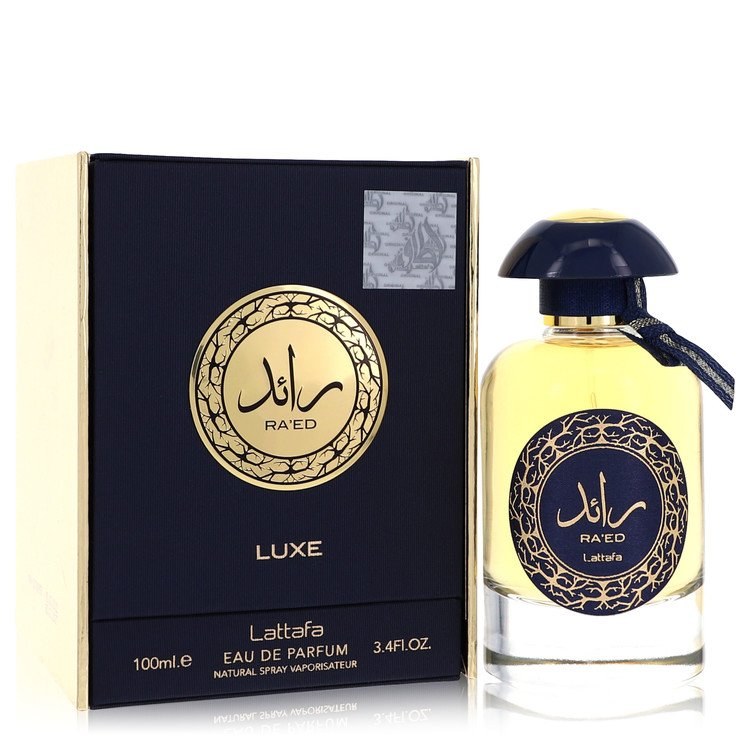 Lattafa Ra'ed Gold Luxe Eau de Parfum Spray for Men - 3.4 oz (100ml) Liquid Men's Fragrance, Elegant Scented Aroma Perfume, Long Lasting Spray on Skin