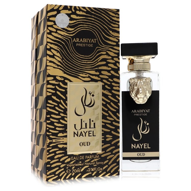 Arabiyat Prestige Nayel Oud Eau de Parfum Unisex Oud Amber Rose Vanilla 2.4 oz (70ml)