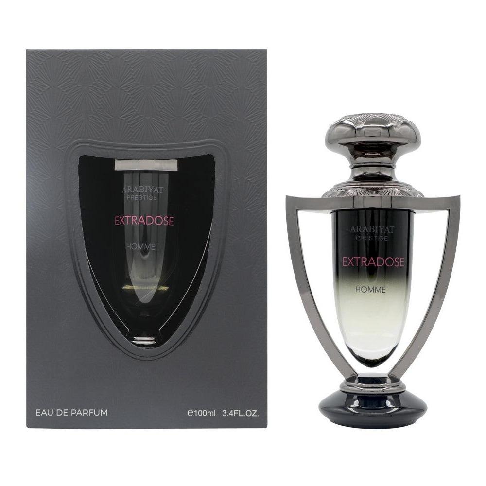 Arabiyat Prestige Extradose Eau de Parfum for Men - Cardamom, Black Pepper, Amber & Leather - 3.4 oz (100ml)