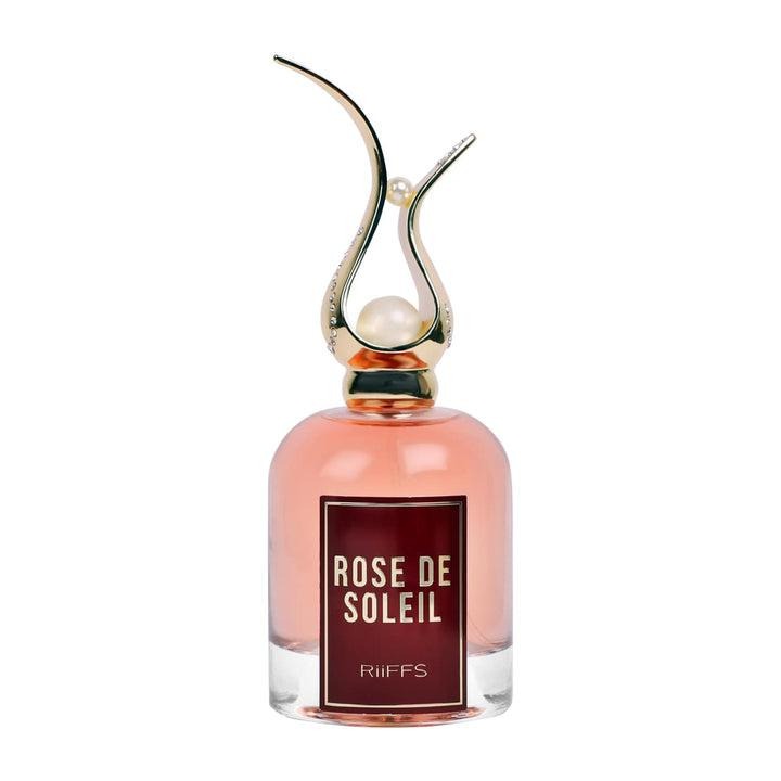 Riiffs Rose De Soleil Extrait de Parfum - Unisex Long Lasting Perfumes - Citrus, Floral, Sweet, Warm Rose Scent Liquid Spraying Fragrance - 3.4 oz (100ml) - Fragrance for Women, Daily Elegance