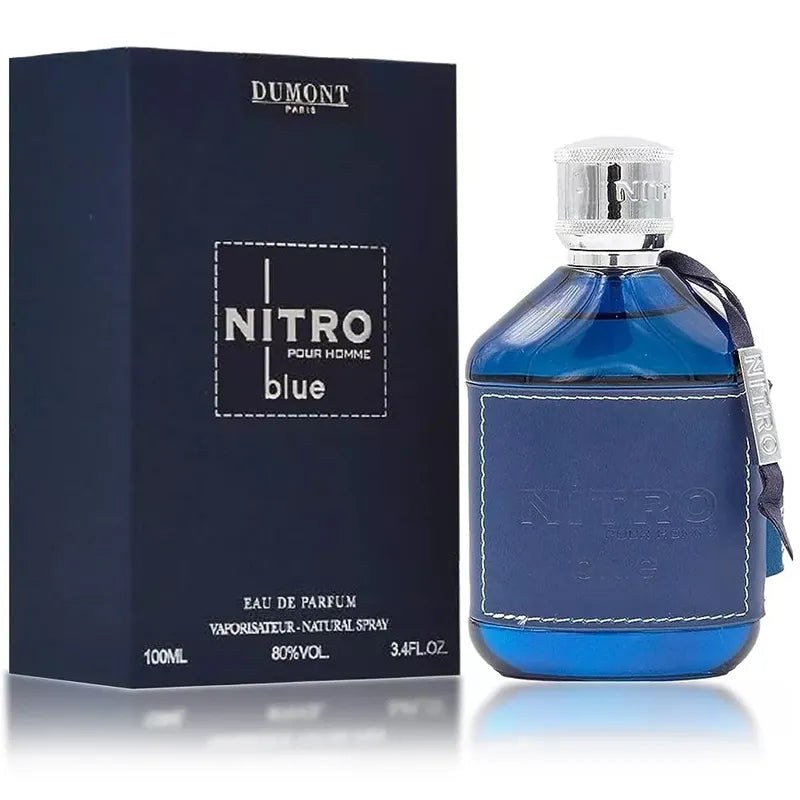 Dumont Nitro Blue Eau de Parfum Spray 100ml (3.4 oz) Men Perfume
