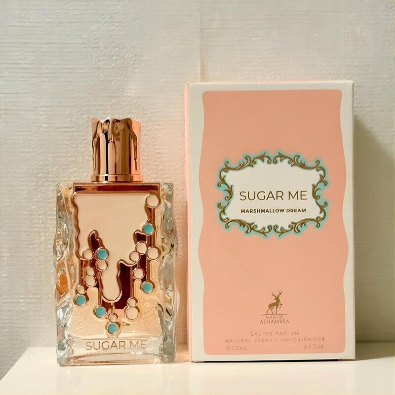 Maison Alhambra Sugar Me Marshmallow Dream Unisex Eau de Parfum - Strawberry, Marshmallow, Musk Scent - 3.4 oz (100ml) Liquid Unisex Fragrance