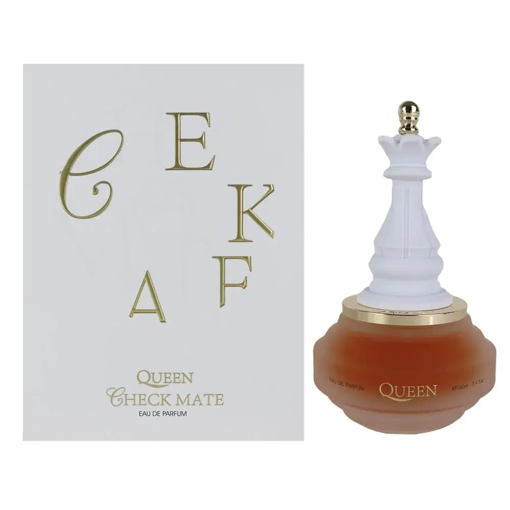 Women's Armaf Checkmate Queen Eau de Parfum - Fresh Floral Woody Scent, Liquid Women's Fragrance - 3.4 oz (100ml)