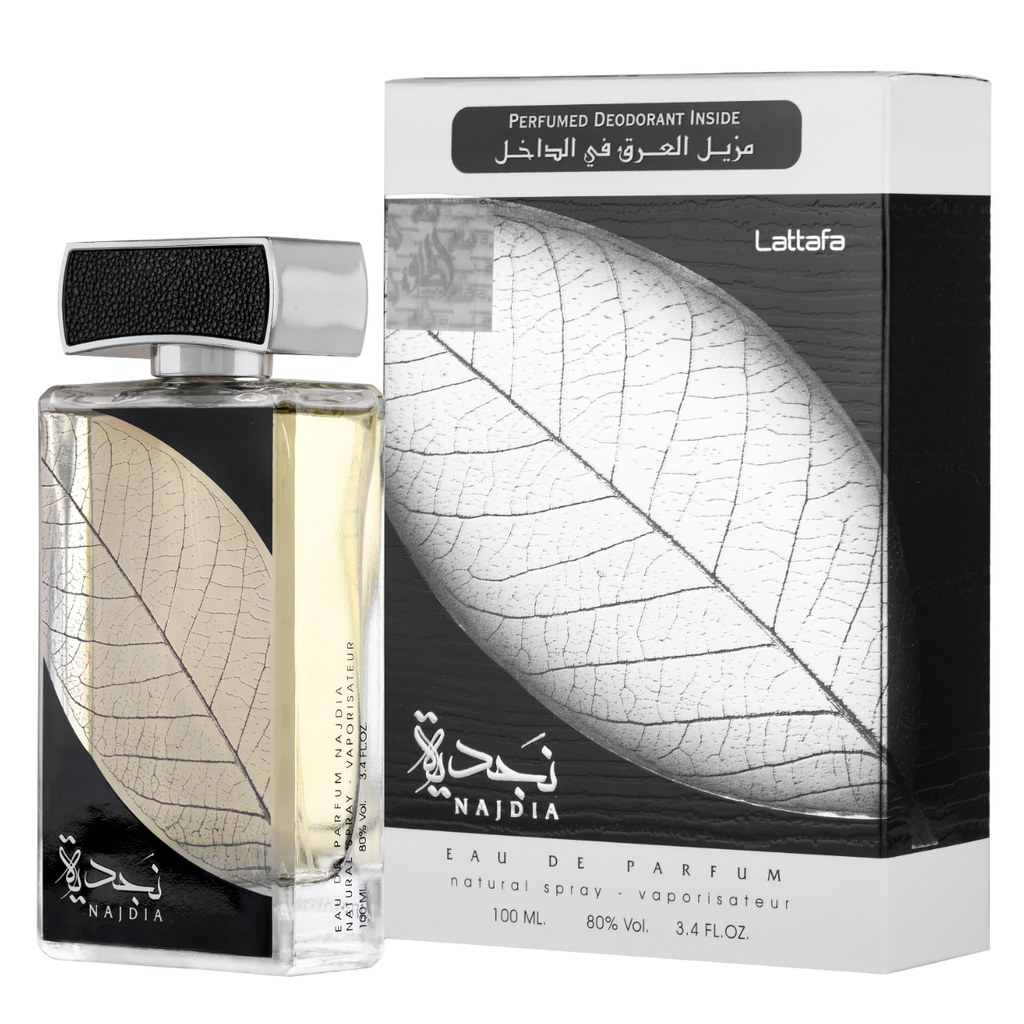 Lattafa Najdia Eau de Parfum 2-Piece Set Unisex - Bergamot, Lavender & Amber - 3.4 oz (100ml)