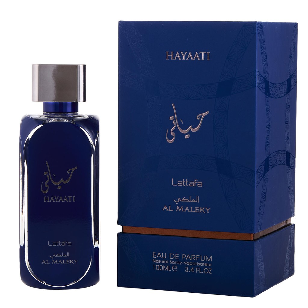 Lattafa Hayaati Al Maleky Eau de Parfum Unisex - Nutmeg, Labdanum & Amber - 3.4 oz (100ml)